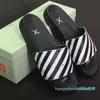 Блэк и белые летние сандалии тапочки мужчины женские пляжные туфли домашние тапочки логотип стрелы k078787221