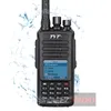 Freeshipping DMR Цифровой Walkie Talkie Дополнительный GPS IP67 Водонепроницаемый пылезащитный радио с микрофоном Кабель для программирования и динамиком