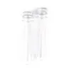 Högkvalitativ 40 ml plaströr med aluminiumlock Tom Clear Pet Cosmetic Tube Portable Transparent Mask Bath Salt Test Bottle