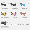 RAYKILLER Quadratische Sonnenbrille für Herren, polarisiert, verspiegelte Gläser, UV400-Outdoor-Brille für Frauen beim Fahren, mit Etui