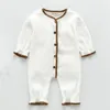 Baby Designer Clothes Knitted Newborn Girls Rompers Cotton Woolen Infant Boy Jumpsuits Long Sleeve Children Playsuits Cute Overalls