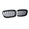Dual Slats Pair Carbon Racing Grille For 1 series F20 20122014 ABS Kidney Grills Front Bumper Grilles Car Styling6040689