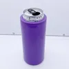 Mais novo refrigerador de sublimação de 12 OZ copo magro de aço inoxidável a vácuo pode refrigerador caneca de cerveja de parede dupla