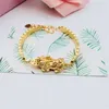 Браслет Pixiu, вьетнамский песок, золотые украшения, латунные позолоченные ювелирные изделия, медная монета, браслет Pixiu Fashion267r