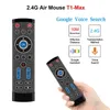 T1 Max Voice Remote Control 2.4GHz Wireless Air Mouse Gyro for H96 X96 A95X HK1 Android TV BOX/ KM1 Google TV