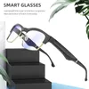 Lunettes de jeu de sport Bluetooth Smart Antiblue Light Wireless Stéréo Musique de soleil Casque Casicophone18031821