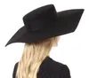 Stingy Brim Hats European Wool Fedora Hat Hexagonal Flet Big Floppy Women High Quality Concave Shape Ladies Party Formal19287002