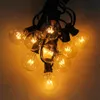 25 Globe Clear Bulbs G40 Lights Outdoor Garden Patio Ghirlanda di nozze Holiday String Lights Luci a led Decorazione Y200903