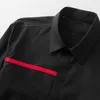 새로운 긴 슬리브 맨 셔츠 고급 세련된 단순한 웨빙 긴 소매 남성 드레스 셔츠 슬림 핏 남성 플러스 크기 4xl