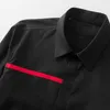 Novo homem de manga longa camisas luxo moda simples webbing manga longa camisas masculinas ajuste fino masculino plus size 4xl352k