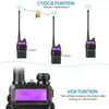 2PC Baofeng UV5R walkie talkie CB professionale della radio ricetrasmittente baofeng UV5R 5W a due bande Radio VHFUHF palmare a due vie