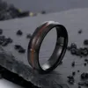 Stainless Steel Wood ring band blue gold rings for Men Women fashion jewelry will and sandy