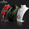 Wholesale 3pcs/lot Acrylic Mannequin Necklace Jewelry Display Holder Pendant Earrings Counter Window Display Stand For Necklace