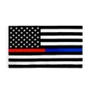 3x5Fts thin Red Blue Dual line flag fire fighter and police direct factory wholesale