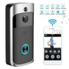 Smart WiFi Video Doorbell Camera Visual Intercom with Chime Night Vision, IP Door Bell Wireless Home Security Cam