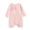 Lente herfst baby rompertjes lange mouw romper kleding peuters jumpsuits jongens meisjes bodysuits boutique kleding M2729