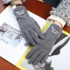 Fem fingrar handskar h9886 enkla mode kvinnor höst vinter pekskärm varm utomhus tunn hand muff ridning kör koreanska studenter vantar