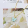 Butterfly Necklace Acrylic Colorful Wild clavicle chain Personality Trendy Necklaces pendant choker fashion jewelry