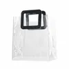 Tote de sacs à main transparent en PVC pour les femmes Shopping Plastic Clear de grande capacité Bag de rangement de plage 2009193363