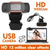 Camcorders Professional Mini HD USB WebCam Webカメラゲーム用のマイクレコーディングライブデイリーライフPCコンピューターワイドスクリーンビデオ