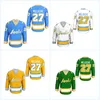 Custom Gilles Meloche Golden Seals Hockey Jersey Men's Women's Youth Sewn All Sizes Colors Number and Name