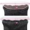 Vague profonde péruvienne 4pcs 8-28inch avec 13 * 4 dentelle frontale ishib brésilienne malaisienne des cheveux humains avec fermeture vierge cheveux extensions pour les femmes tous âges