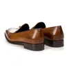 حذاء اللباس الذكور الأحذية الرسمية الرجال المتسكعون براءات جلد بني الانزلاق على شرابة حفل زفاف رجل كبير الحجم 38-48