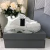 Scarpe casual con suola trasparente Paris Crystal Bottom Triple-S Leisure Dad Sneakers Platform Triple S Sneakers per uomo Donna Chaussures Trainer