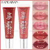 Handaiyan 12 الألوان بريق الشفاه 10ML جيلي LIPGLOSS ترطيب النفش واضح لماع أحمر الشفاه السائل ماكياج لمعان LIPGLOSS