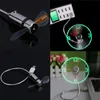 2222222 G E Mini luce LED flessibile di alta qualità Gadget USB regolabile e durevole Ventola USB Orologio da tavolo Orologio da tavolo Gadget freddo Visualizzazione in tempo reale