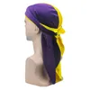 New Unisex Men Breathable Bandana Velvet Wigs Durags do doo Hip Hop Long Tail Turban Hat Headwear Hat Hair Accessories1910664