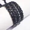 3 Meter Los Großhandel Edelstahl schwarz 8mm breit Panzergliederkette Schmuck finden Kette Markierung DIY HALSKETTE Taschen Zubehör