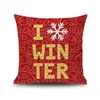 2021 12 Style Cartoon Christmas Linen Pillow Case Home Bar Party Back Cushion Cover Cases Happy New Year XMS Throw Pillowcase M528E