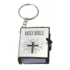 Cute Mini English HOLY BIBLE Keychains Religious Christian Cross Keyrings Women Bag Gift Souvenirs3005593