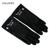 Five Fingers Gloves H9886 Simple Fashion Women Autumn Winter Touch Screen Warm Outdoor Thin Hand Muff Riding Driving Korean Students Mittens