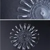 1000pcslot Wheel Polish Display Display Close Round False Nail Tips Nail Art Design Acrylic Polish Natural Clear F0035x6165005