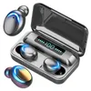 F9-5c TWS Wireless Bluetooth Earphone 5.0 Touch headphones earbuds 9D Stereo Sport Music Waterproof LED Display Headset With Mic