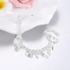 Yeni asılı 13 adet bileklik çapraz gümüş renkli bileklik, kadınlar için düzensiz moda mücevherleri bayan hediyesi336m
