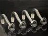 Cheapest Pyrex Glass Oil Burner pipe 10mm 14mm 18mm male Female pyrex oil burner pipe Clear Glass pipes adapter banger Nail for water bong