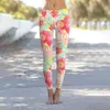 Träningsleggings Slim Butterfly Daisy Leaf Lemon Digital Print Leggings Women Sporting Pants Fashion Women's Fitness