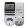 Interruptor de temporizador digital eletrônico UE FR BR Plug Timer Timer Outlet 230V 50Hz 7 Dia 12/24 hora Tomada programável programável