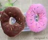 Hundespielzeug Donut-Plüsch-Kauspielzeug für Hunde, quietschendes Plüsch-Hundespielzeug, 3 Designs, optionales kostenloses Spielzeug