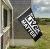 Black Lives Matter Flag 90 * 150 cm Tuin vlag banner muur vlag voor binnendoor Democraten Ik kan geen rechtvaardigheidsbeweging inademen 3 * 5ft HH9-3