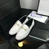 Dress womens fashion luxury designer flat heeled shoes white small round toe business party classic new single non slip original shoes box size 35-42