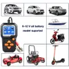 KONNWEI Battery Tester Tools 12V 6V Car Motorcycle Batterys System Analyzer 2000CCA Charging Cranking Test Tool KW650