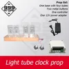 Системы тревоги Escape Room Prop Light Tube Clock Регулировка на правильный номер Открыть Game Game