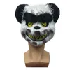 Scary Halloween Rabbit Bunny Mask Scary Spooky Plush Animal Panda Urso Máscara de Máscara de Misfarda Cosplay Aderetes Horriable VT19068025