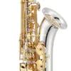 Jupiter JTS1100SG Silverpläterad kroppsnyckel för BB Tenor Saxofon Professionell musikinstrument med väskor gratis frakt