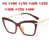 Übergroße Metallmänner Lesebrille Frauen klare Brille Marke Optisches Rezept 05 bis 40 presbyopisch NX16878524