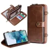 Wallet Leather Phone Case For Samsung Galaxy handbag shoulder strap bag Leather phone case cover for Samsung S20